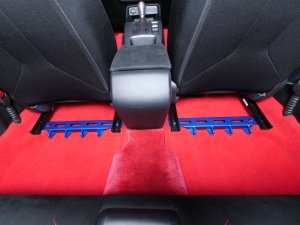 Honda Civic Chassis Bracing - Cusco - Power Brace w Seat Rail/Floor & Safety Harness Belt Hook - `23-`27